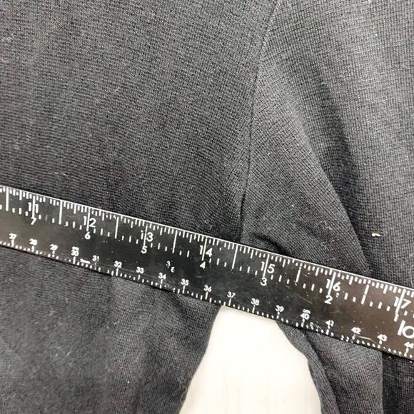 Bershka Dress Women Size Small Crewneck Long Sleeve Midi Black Evening Business - Picture 2 of 5